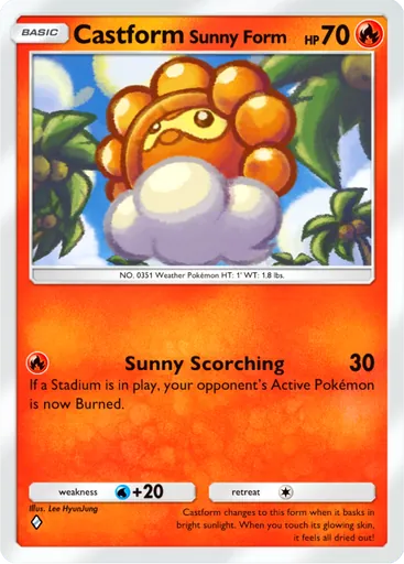 Castform Sunny Form