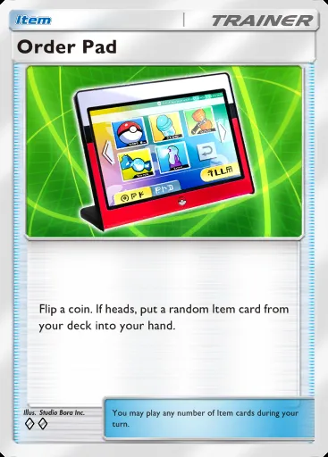 Order Pad