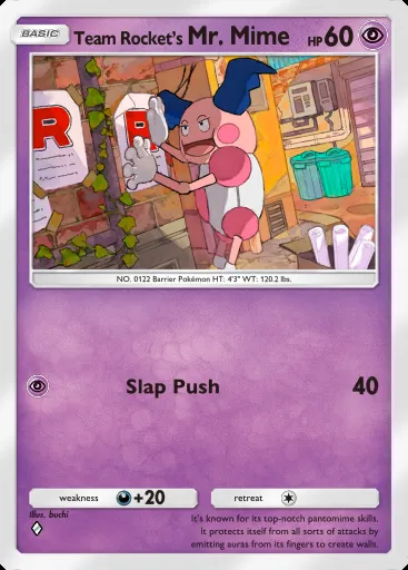 Team Rocket's Mr. Mime