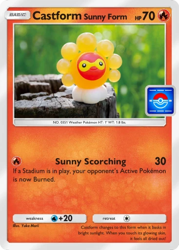 Castform Sunny Form